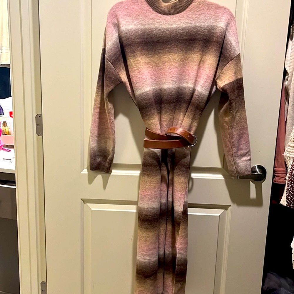LOFT Winter Maxi Sweater Dress